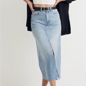 Madewell Denim Maxi Skirt Size 32